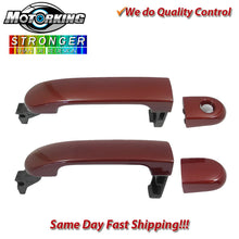 Load image into Gallery viewer, Exterior Door Handle Front L &amp; R Set 2PCS 07-12 for Nissan Versa A15 Red Brown