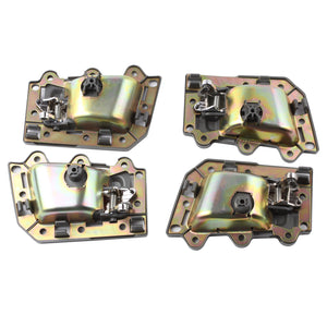 Interior Door Handle Set 4PCS. 2005-2011 for Jeep Grand Cherokee Gray & Chrome