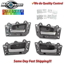 Load image into Gallery viewer, Interior Door Handle Set 4PCS. 2005-2011 for Jeep Grand Cherokee Gray &amp; Chrome