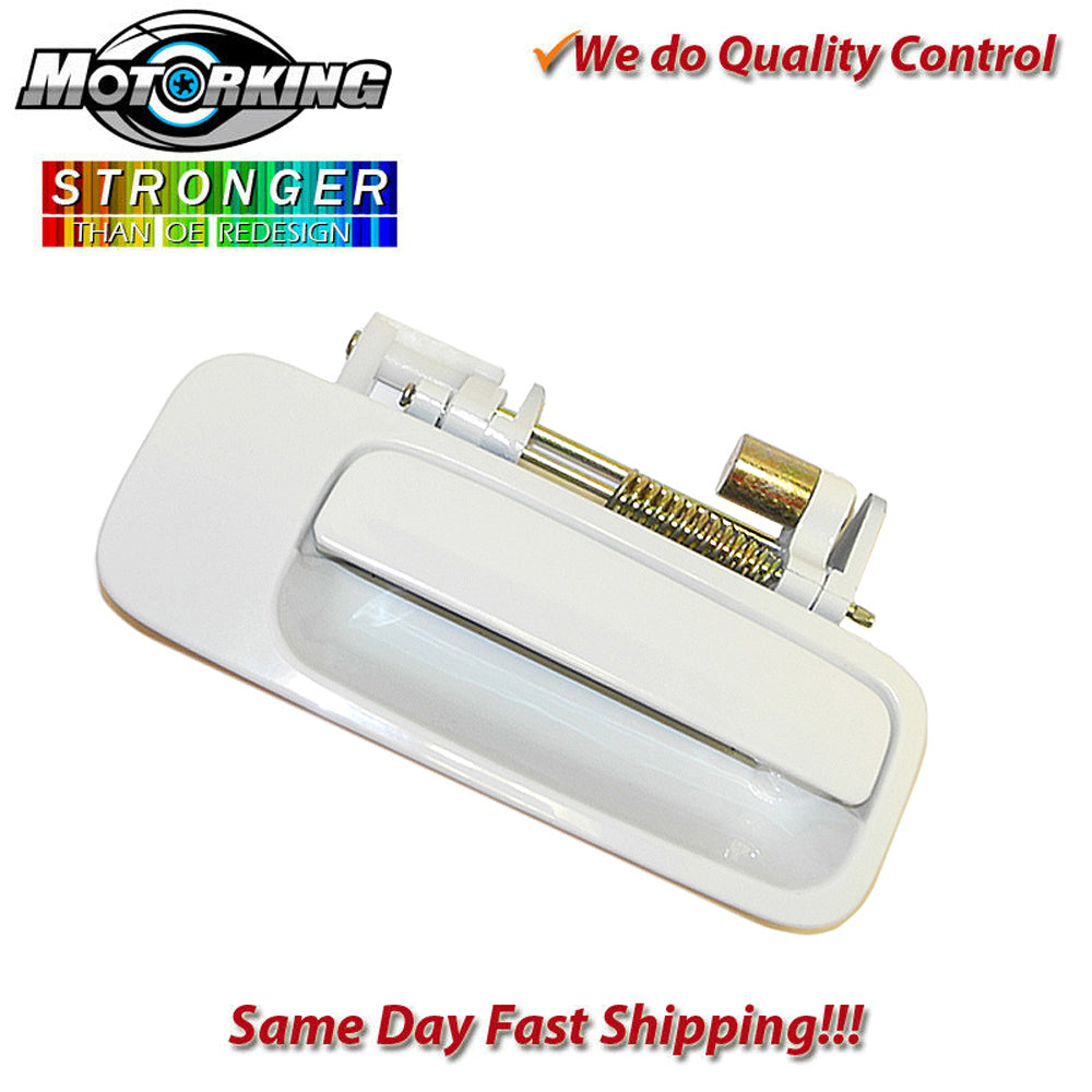 Exterior Door Handle Rear Right 1997-2001 for Toyota Camry 040 White, B456