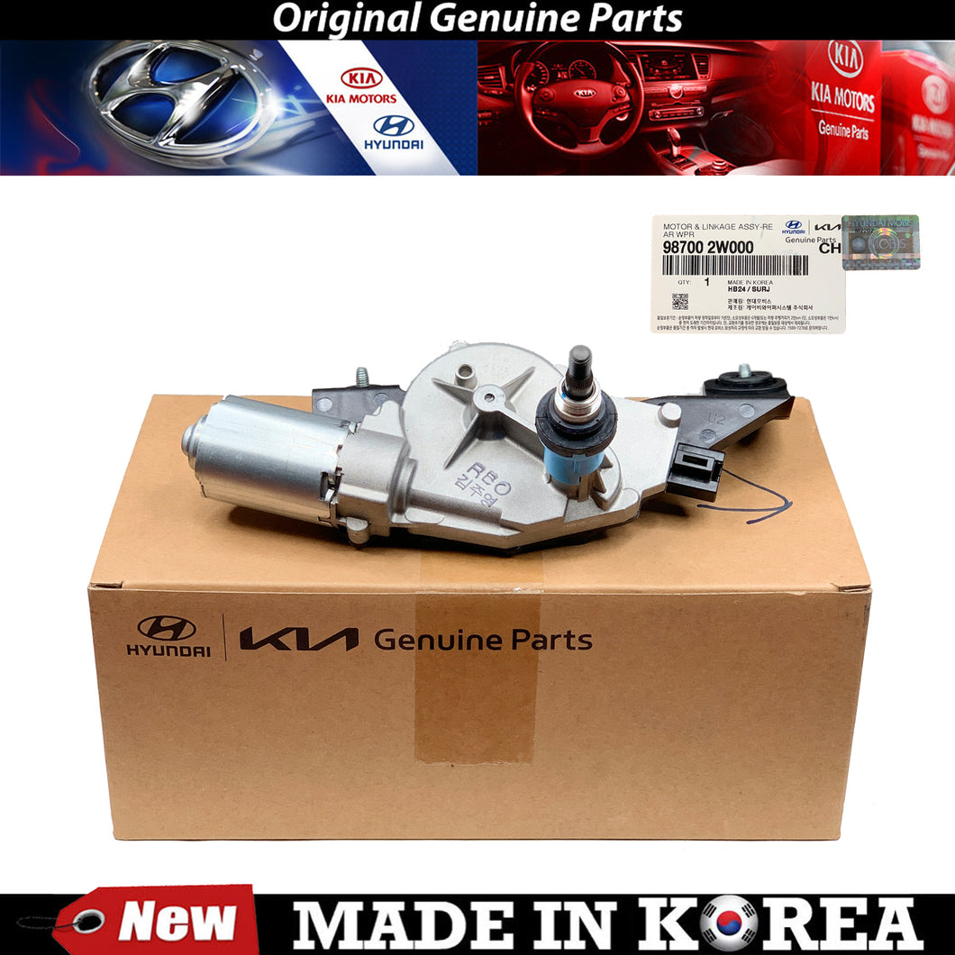 Genuine Rear Wiper Motor 2013-2018 for Hyundai Santa Fe Sport 987002W000