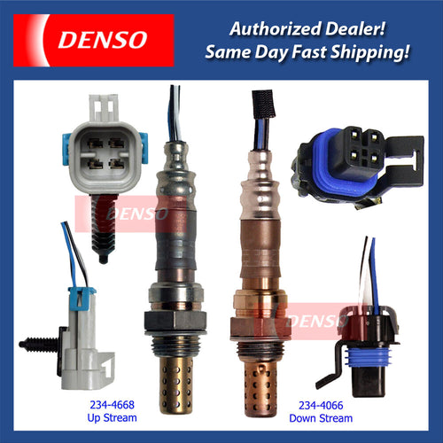 Denso Oxygen Sensor Set 2PCS 2007-2010 HHR Cobalt G5 Ion-2 Ion-3 2.2L 2.4L
