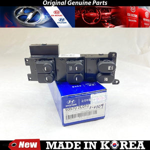 Genuine Front Left Power Window Switch 2009-2012 for Hyundai Elantra 93570-2L010