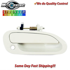 Exterior Door Handle Front Right 98-02 for Honda Accord Sedan NH578 White B519
