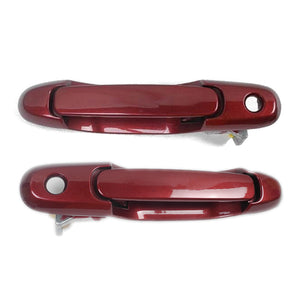 Exterior Door Handle Front L & R 2PCS. 98-03 for Toyota Sienna 3K4 Sunfire Red