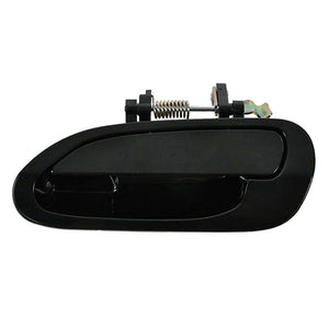 Exterior Door Handle Rear Left 98-02 for Honda Accord Sedan Non-Painted Black