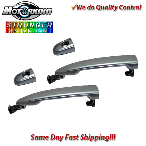 Exterior Door Handle Front L & R 2PCS. 04-10 for Toyota Sienna 8R5 Blue Mirage