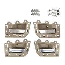 Load image into Gallery viewer, Interior Door Handle Set 4PCS. 2005-2011 for Jeep Grand Cherokee Beige &amp; Chrome